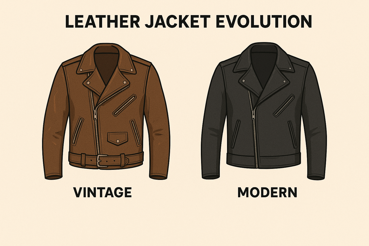 The History of Leather Jacket Craftsmanship: From Utility to Iconic Style